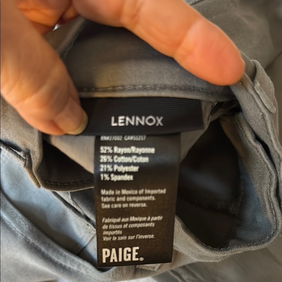 Paige Lennox slim Straight-Leg Pants - Picture 4 of 5